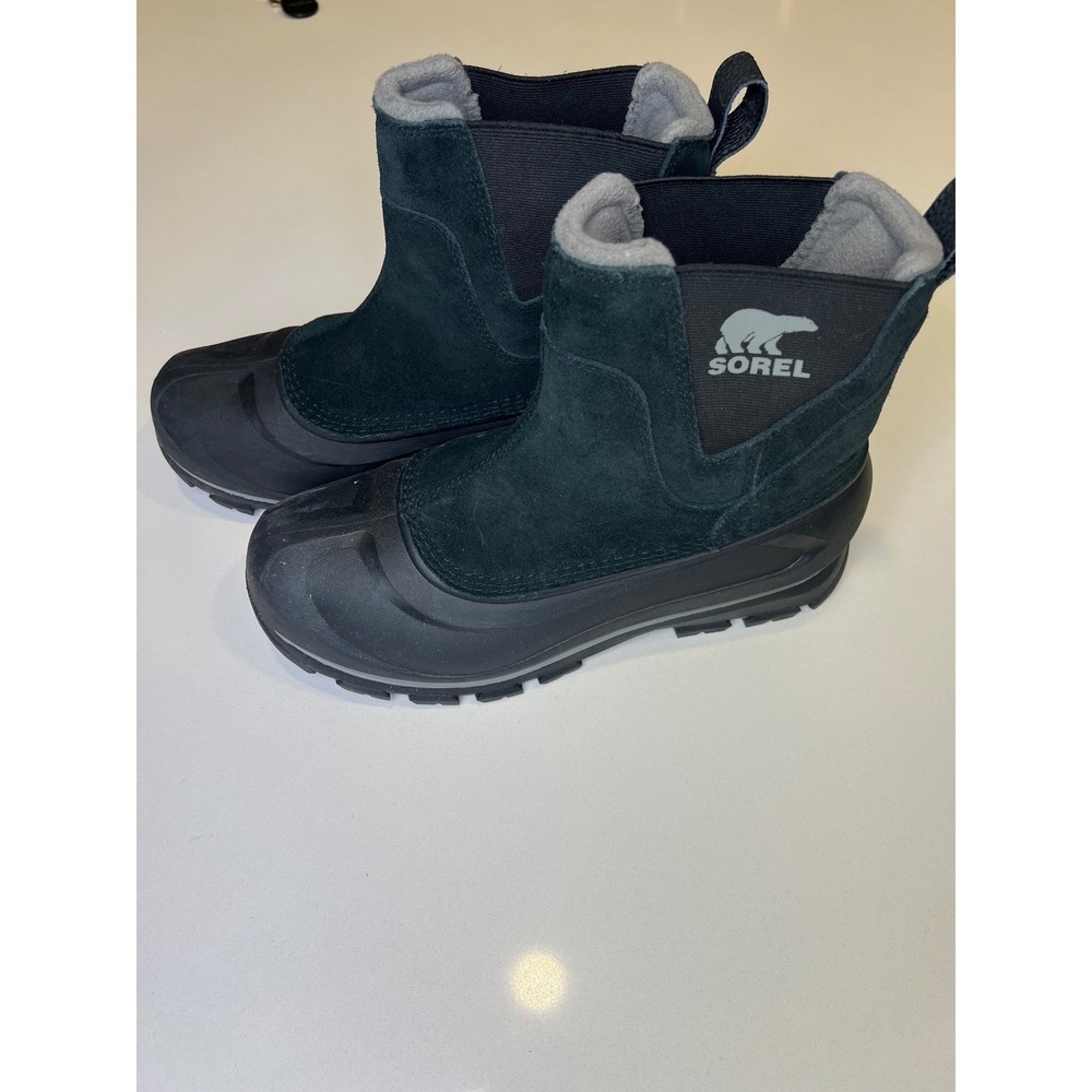 Sorel Mens Cheyanne Metro Chelsea Waterproof Winter Boots Black 8 NM5182-010